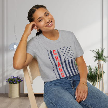 Change American Flag Adult T-shirt