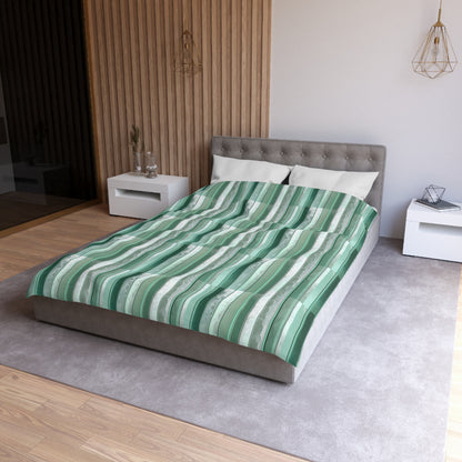 Seafoam Glass Microfiber Duvet Cover