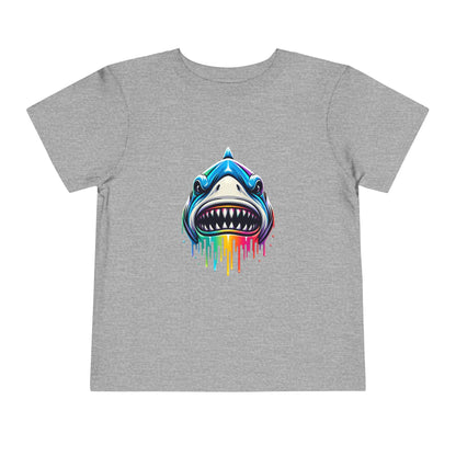 Colorful Shark Toddler Tee