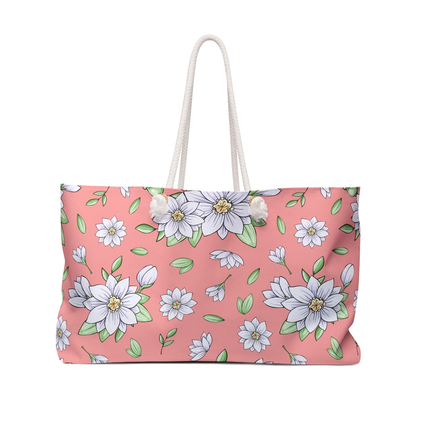 Jasmine Blush Garden Weekender Bag