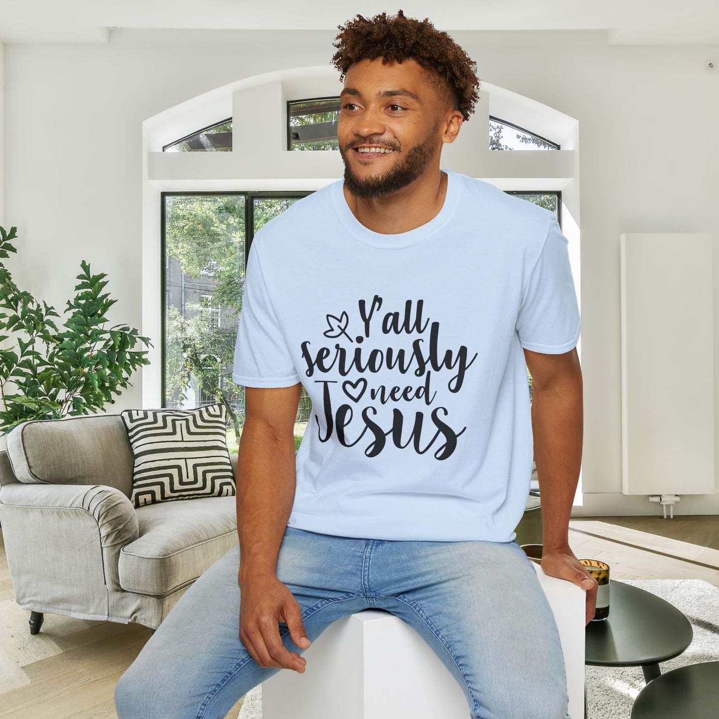 Y'all Seriously Need Jesus Adult T-shirt