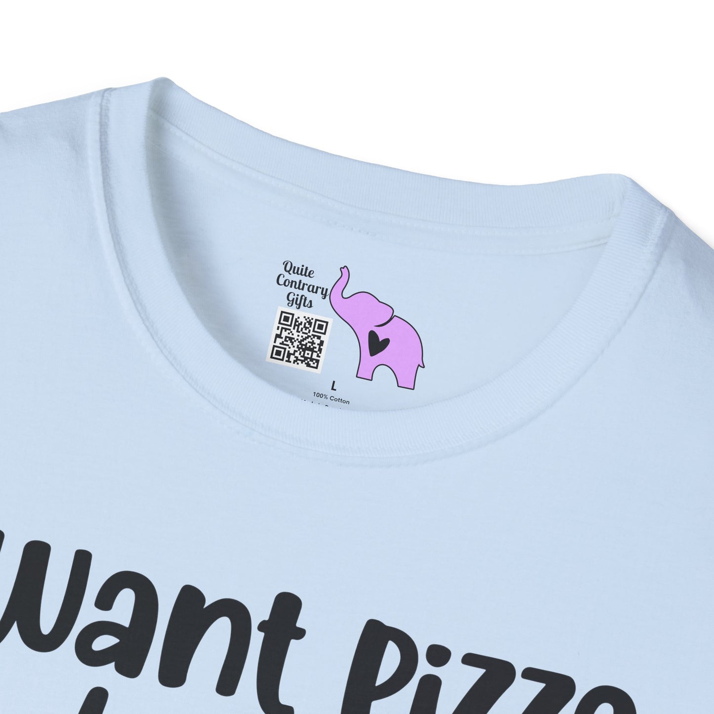 I Want Pizza Not Your Opinion Adult T-shirt