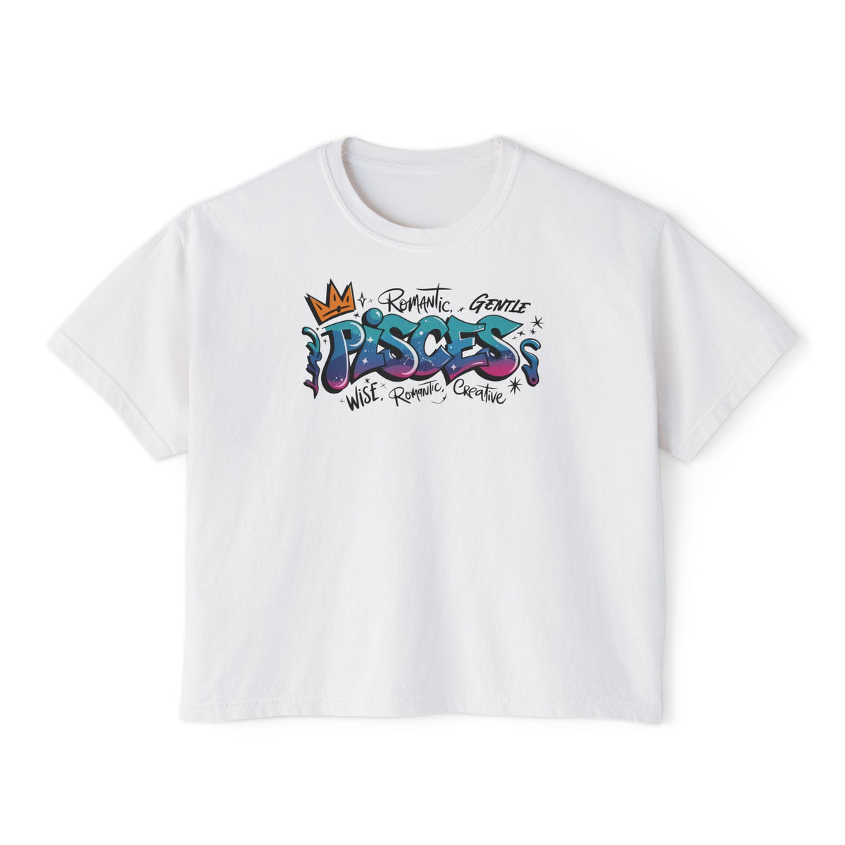Pisces Street Art Women's Boxy Tee