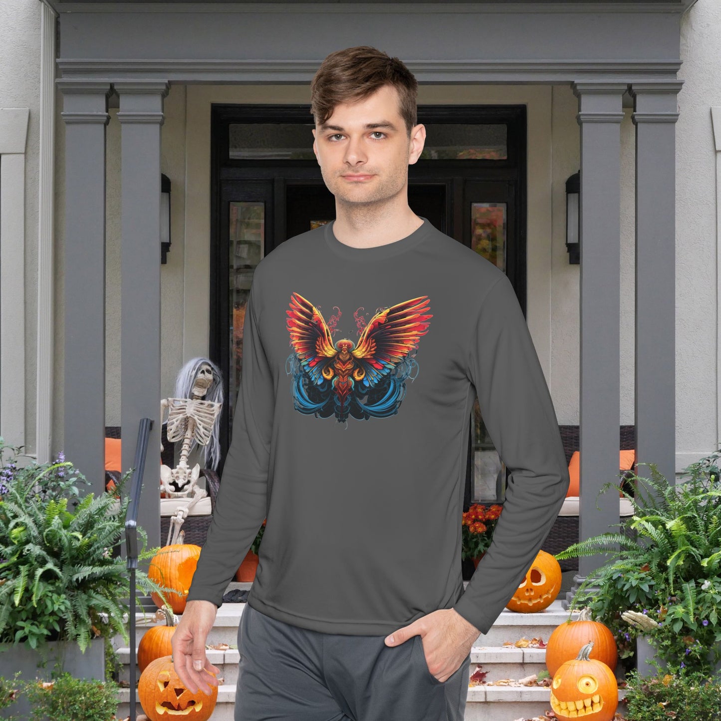 Firebird Fright Adult Long Sleeve Tee