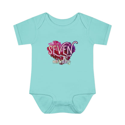 Stardust Baby Milestone Bodysuit-Seven Months