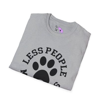 Less People More Dogs T-shirt