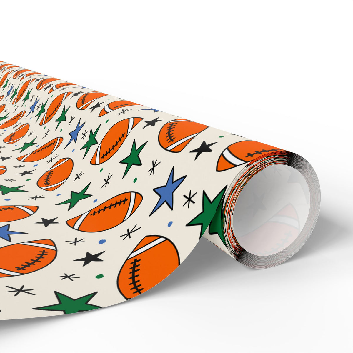 Touchdown Stars Wrapping Paper