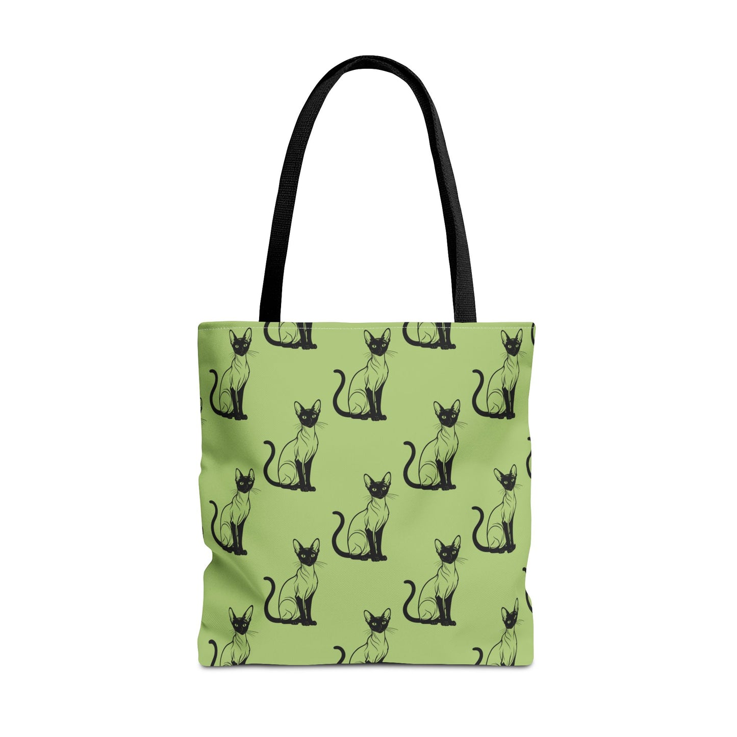 Siamese Charm – Sage Garden Canvas Tote Bag