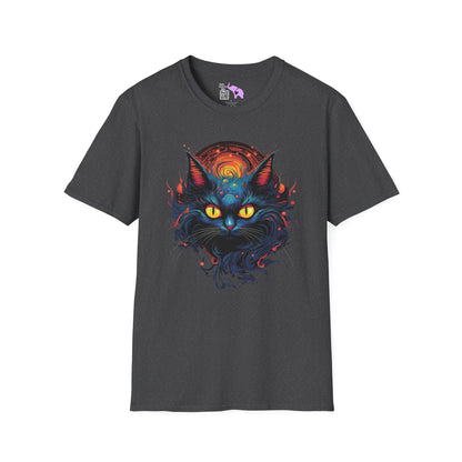 Creepy Black Cats 12 Adult T-shirt