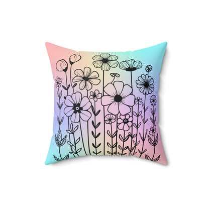 Spring Bloom Throw Pillow