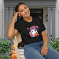 Cute Ghost w/Pumpkin and Pink Drink Adult T-shirt