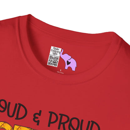 Loud & Proud Softball Mom Adult T-shirt