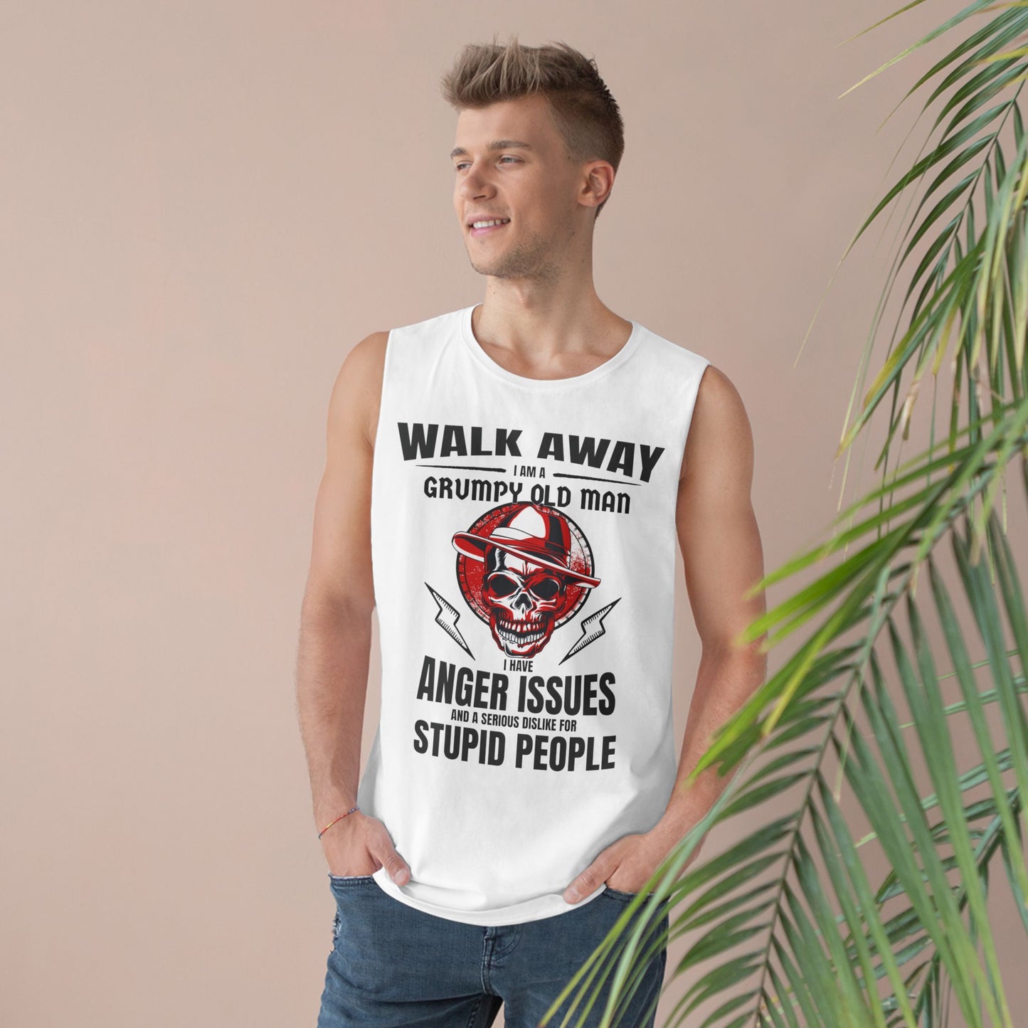 Walk Away I Am A Grumpy Old Man... Tank Top