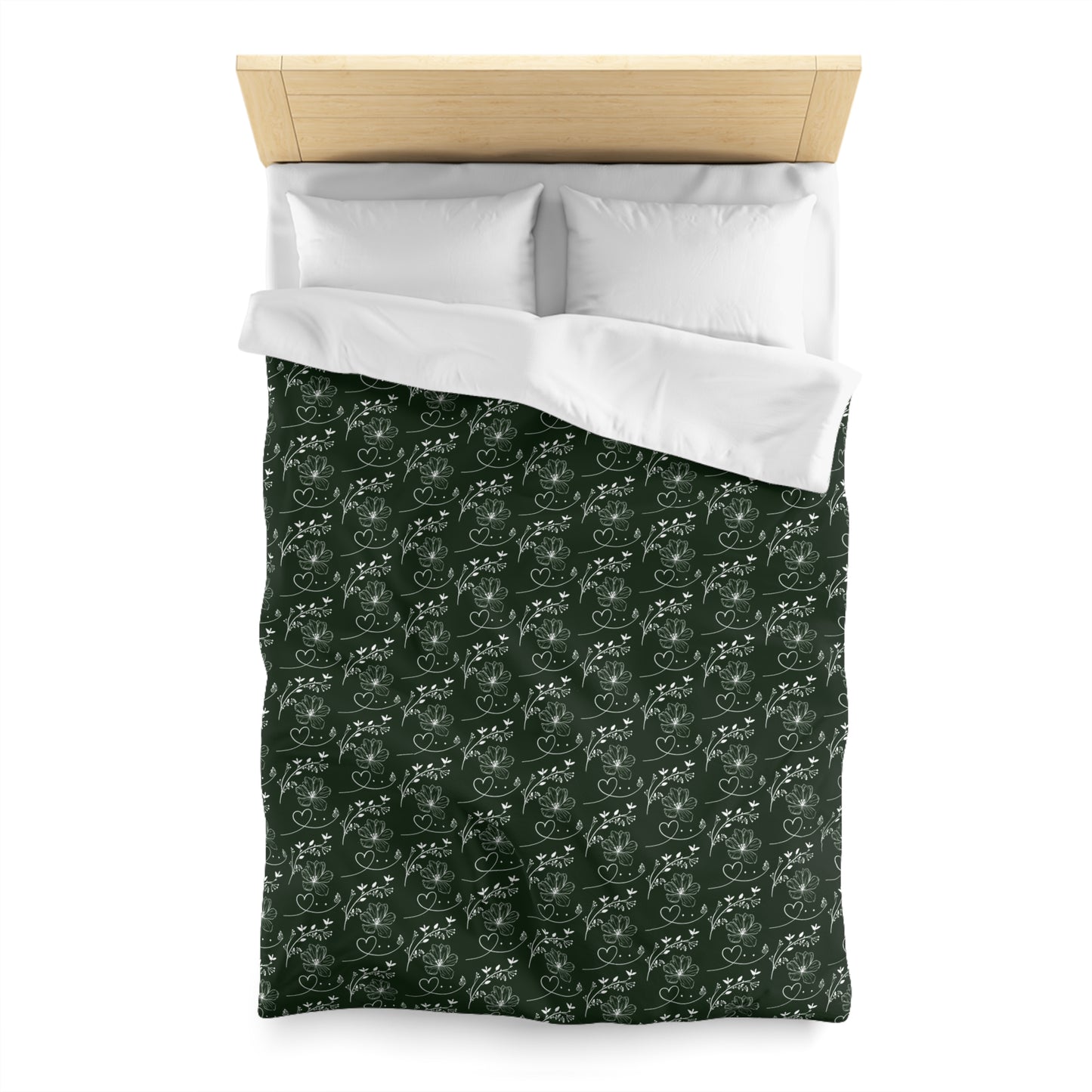 Flowers & Butterflies Microfiber Duvet Cover