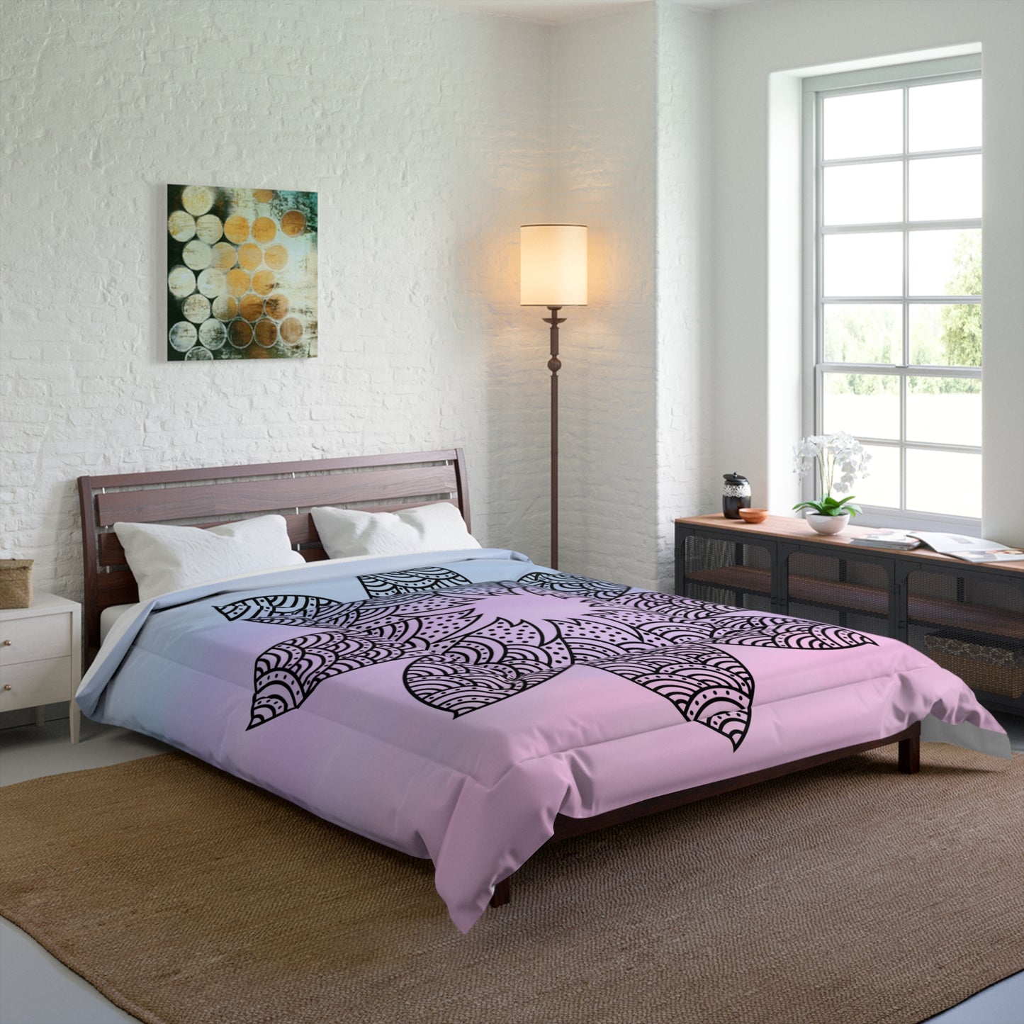 Serene Bloom Basic Bedding Set