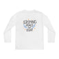 Hanukkah Wishing Peace & Light 3 Youth Long Sleeve Tee
