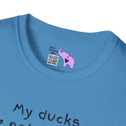 My Ducks Are Not In a Row Adult T-shirt