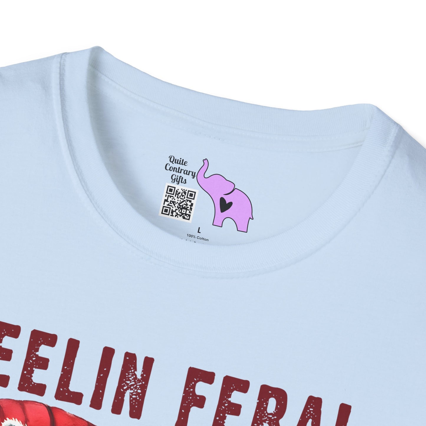 Feelin Feral (Wine) Adult T-shirt