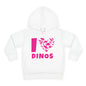 I Love Dinos (Dino Heart) Toddler Hoodie