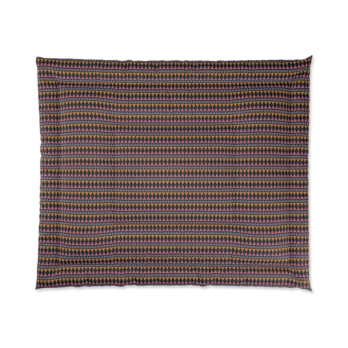 Midnight Clay Cairn Stripes Basic Bedding Set