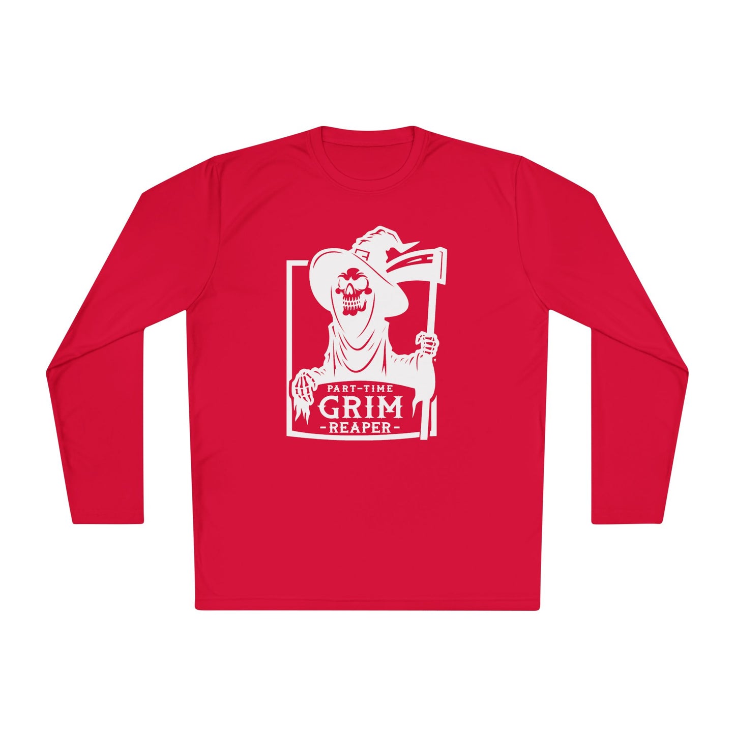 Part-Time Grim Reaper Adult Long Sleeve Tee