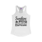 Sunshine Mixed With A Little Hurricane Women's Ideal Racerback Tank