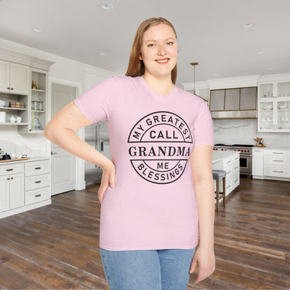 My Greatest Blessings Call Me Grandma Adult T-shirt