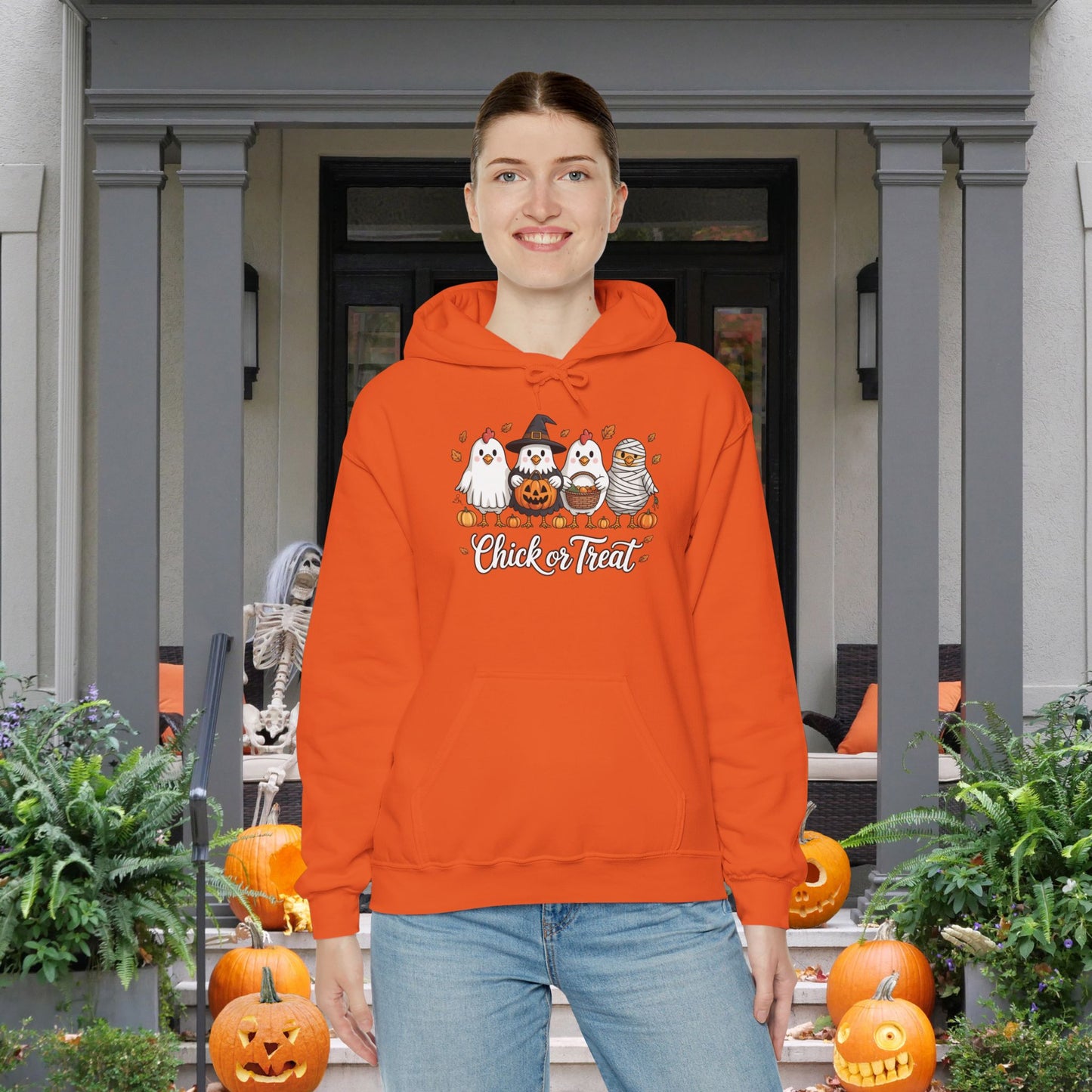 Chick or Treat Heavy Blend™ Hooded Sweatshirt