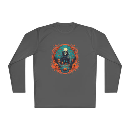 Creepy Ghost 3 Adult Long Sleeve Tee