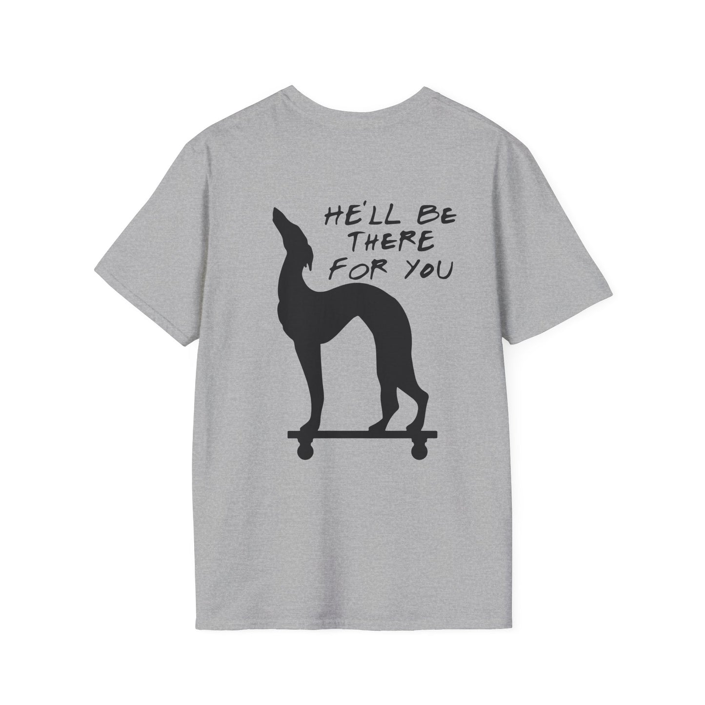 Friends; Dog Statue He'll Be There For You Adult T-shirt