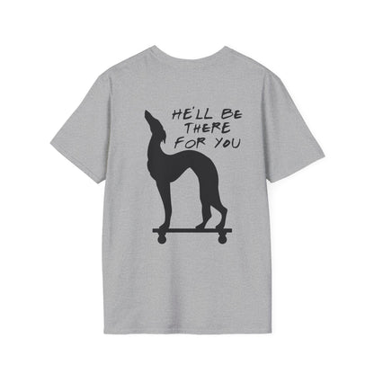 Friends; Dog Statue He'll Be There For You Adult T-shirt