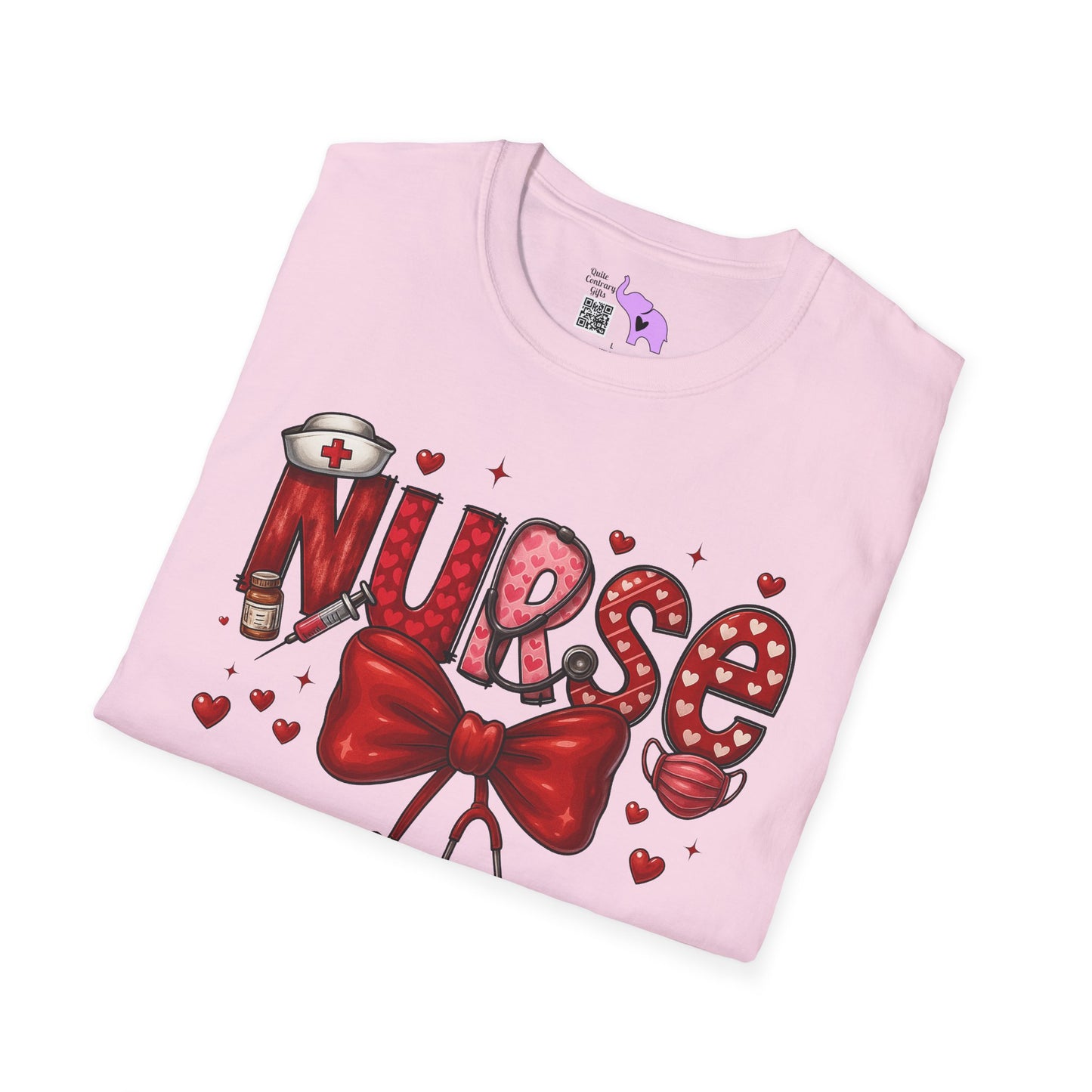 ""Nurse (Valentines) Adult T-shirt