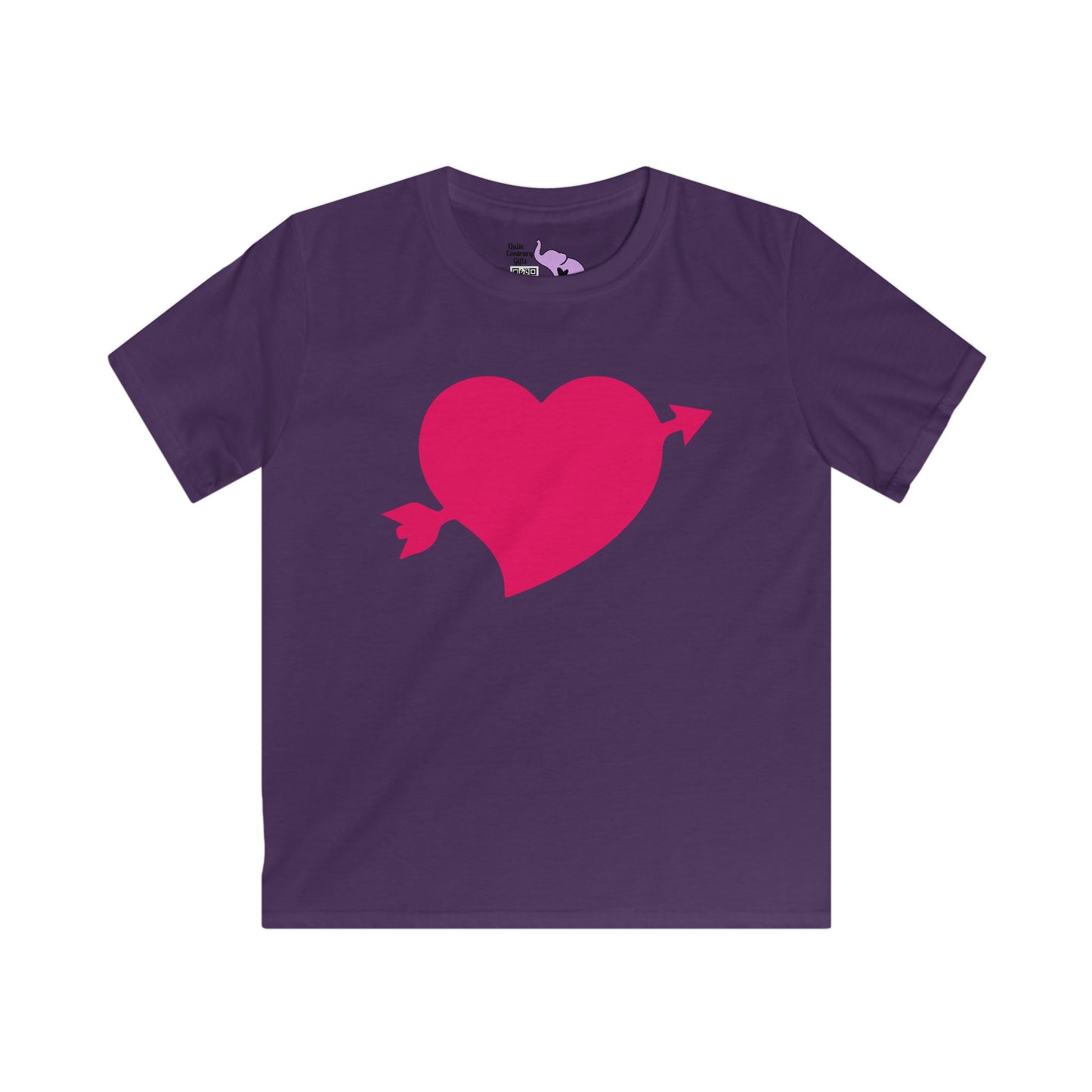 Heart 7 Youth Softstyle Tee