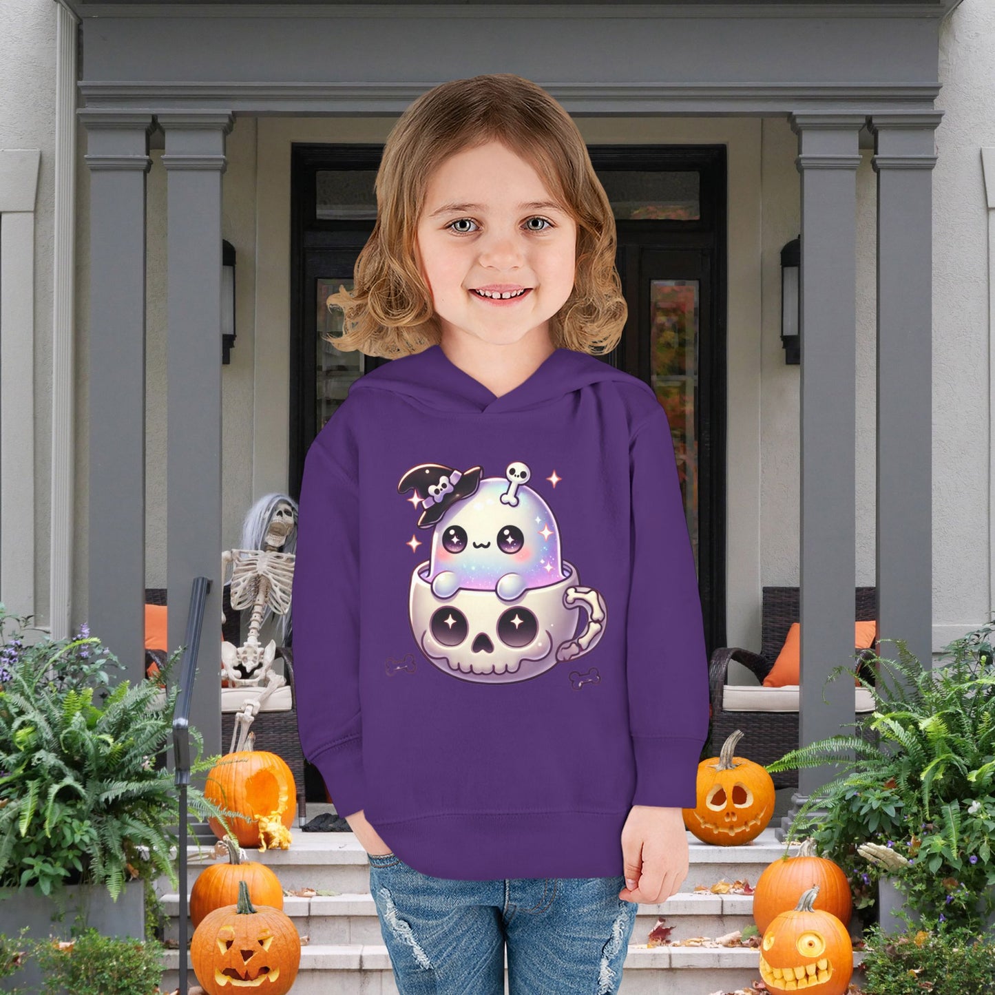 Skully Sips Toddler Hoodie