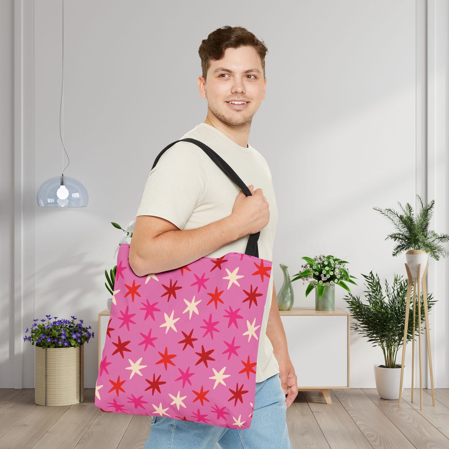 Love Sparks Canvas Tote Bag
