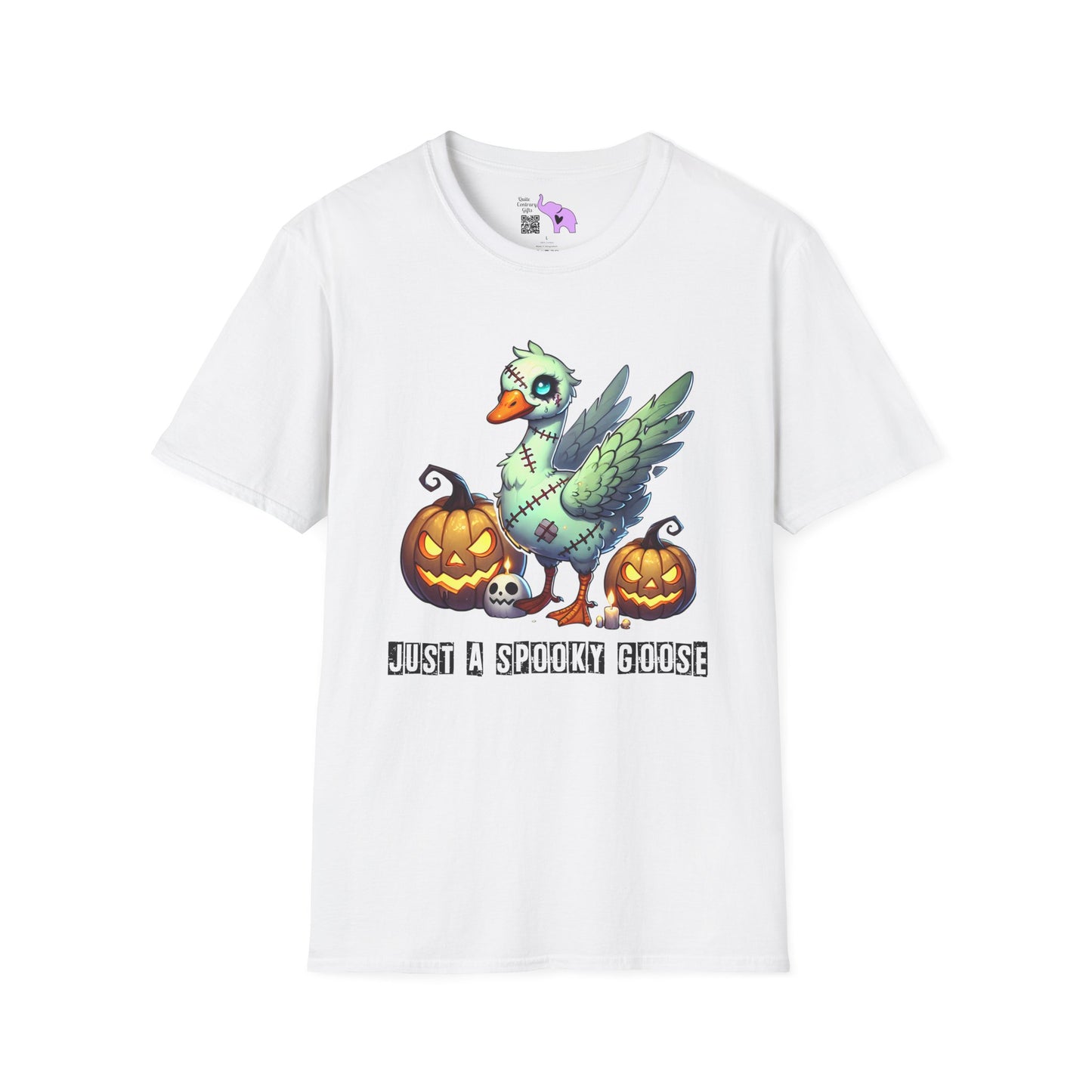 Just A Spooky Goose Adult T-shirt