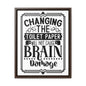 Changing The Toilet Paper Will Not Cause Brain Damage Canvas Wraps, Vertical Frame