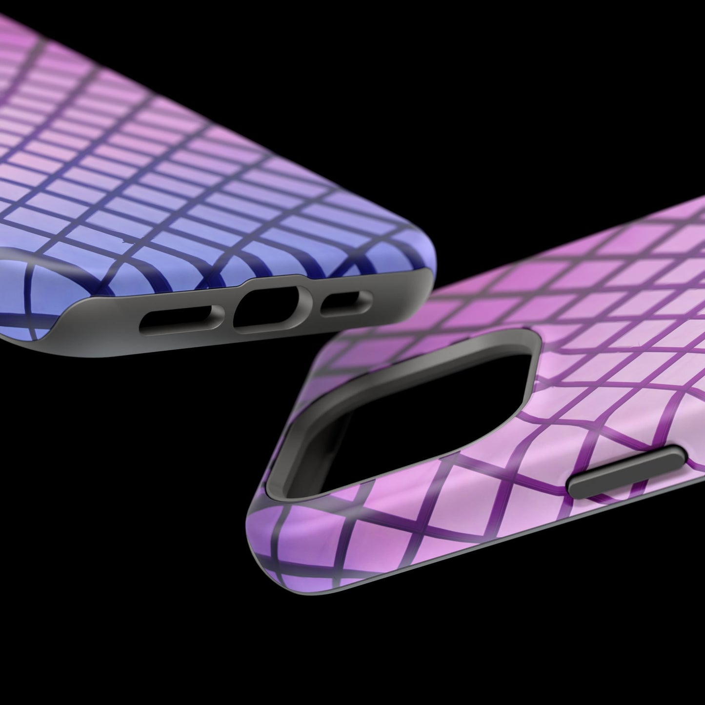 Midnight Mist Mosaic MagSafe® Compatible Tough Case for iPhone