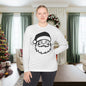Santa Face Adult Long Sleeve Tee