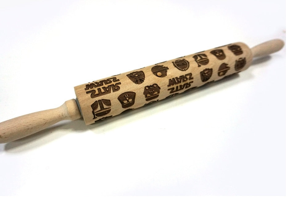Decorative Embossed Rolling Pins for Baking