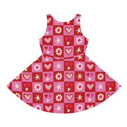 Valentine Toss Girls' Sleeveless Sundress