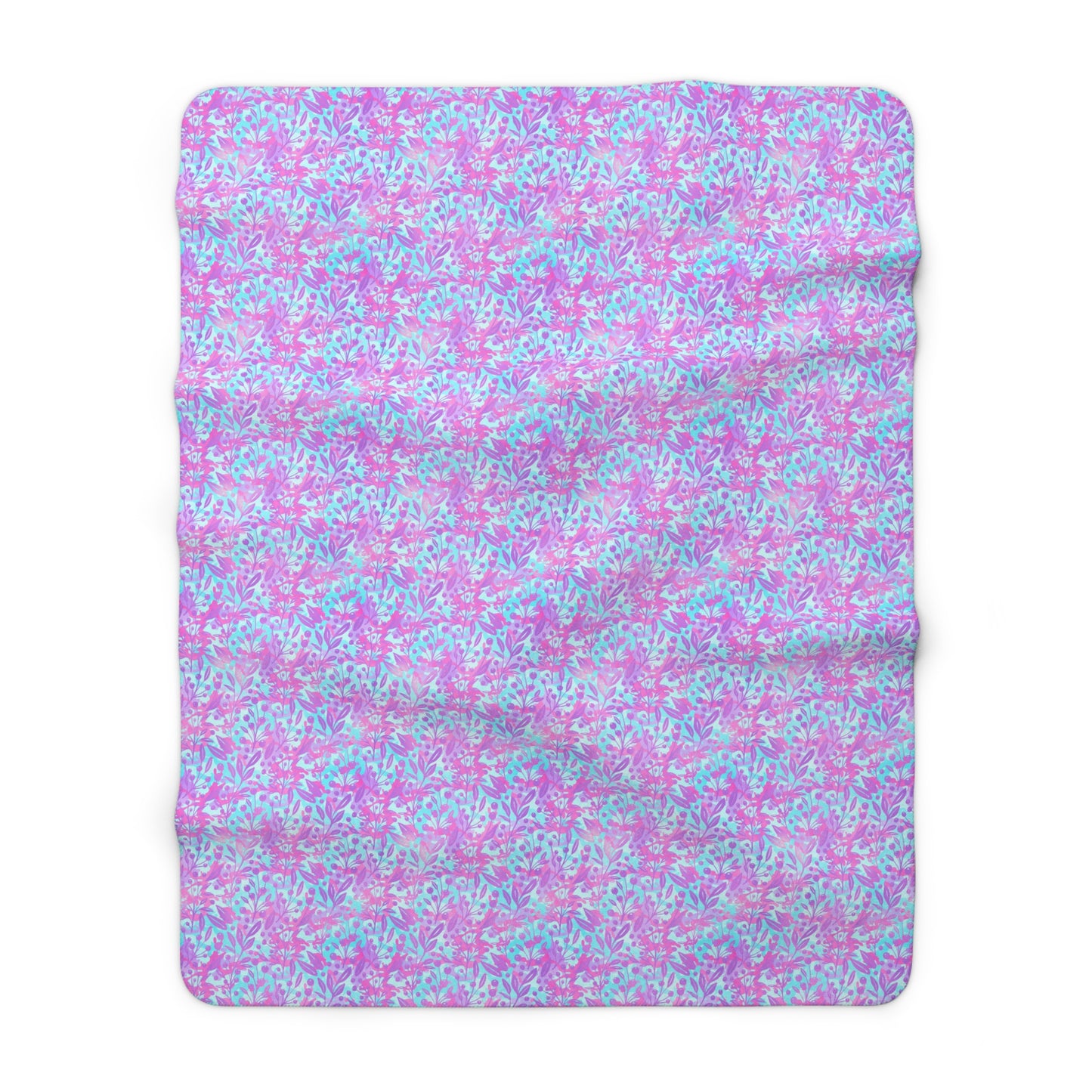 Sweet Berry Bloom Fleece Blanket