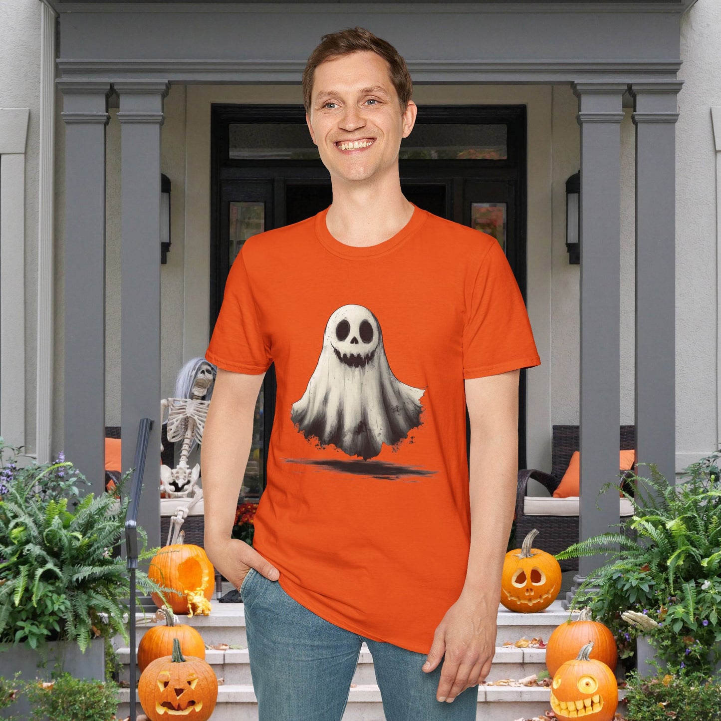 Cute Ghost Adult T-shirt