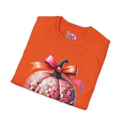 Disco Pumpkin Adult T-shirt