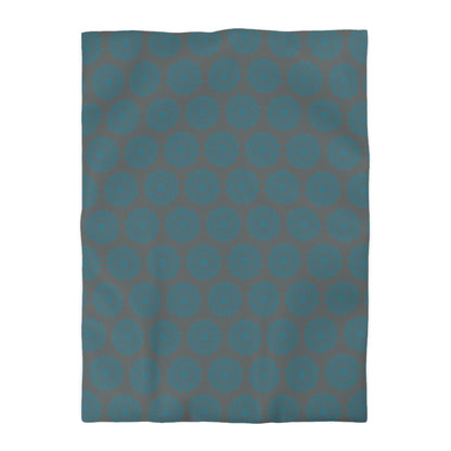 Teal Tranquility Microfiber Duvet Cover