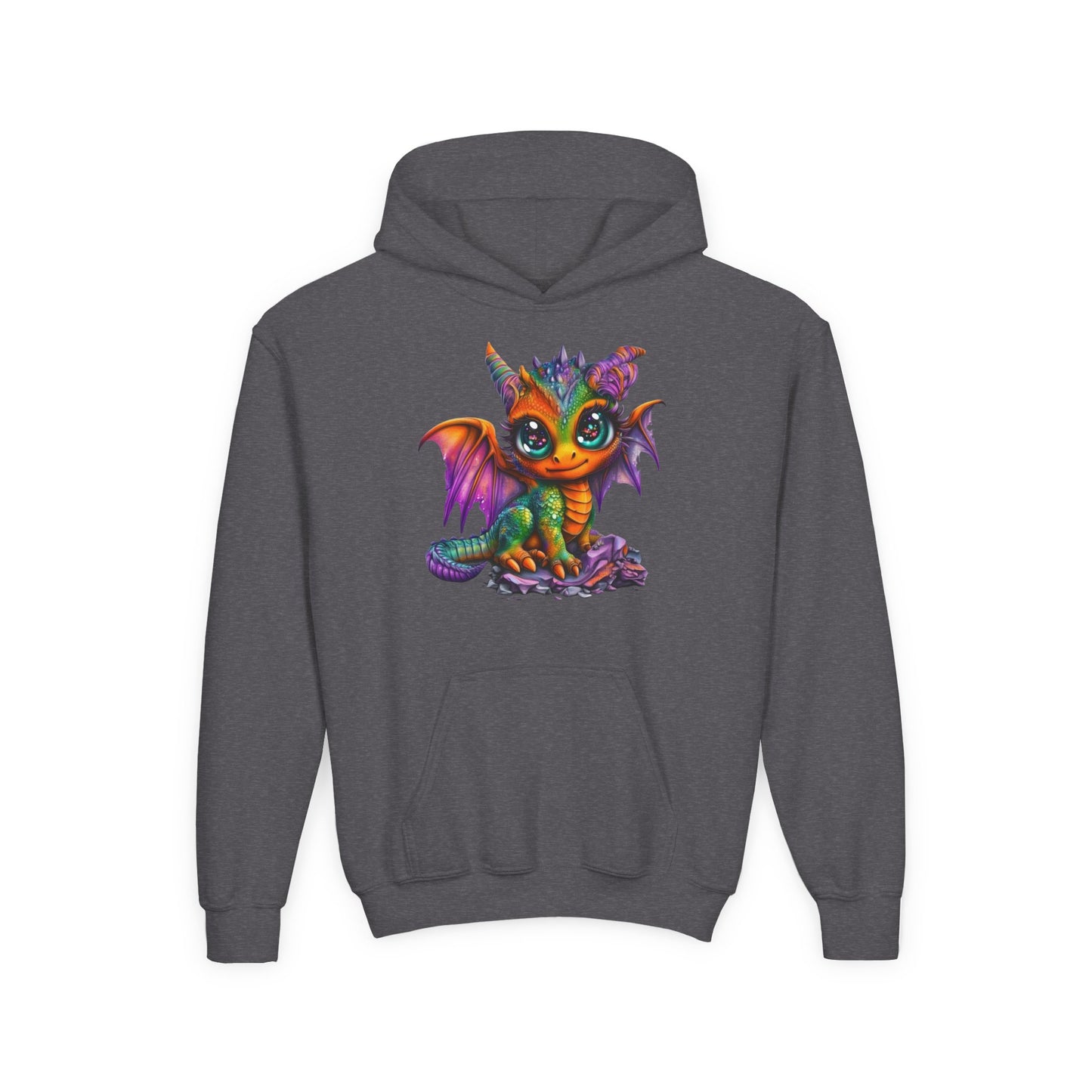 Colorful Baby Dragon Youth Hoodie