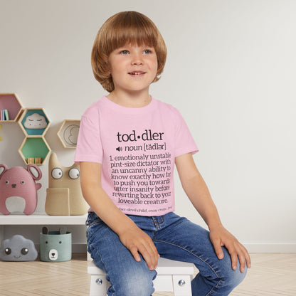 Funny Toddler Definition Heavy Cotton™ Toddler T-shirt