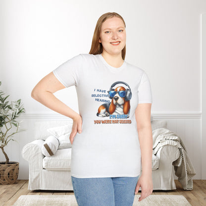 I Have Selective Hearing... Adult T-shirt