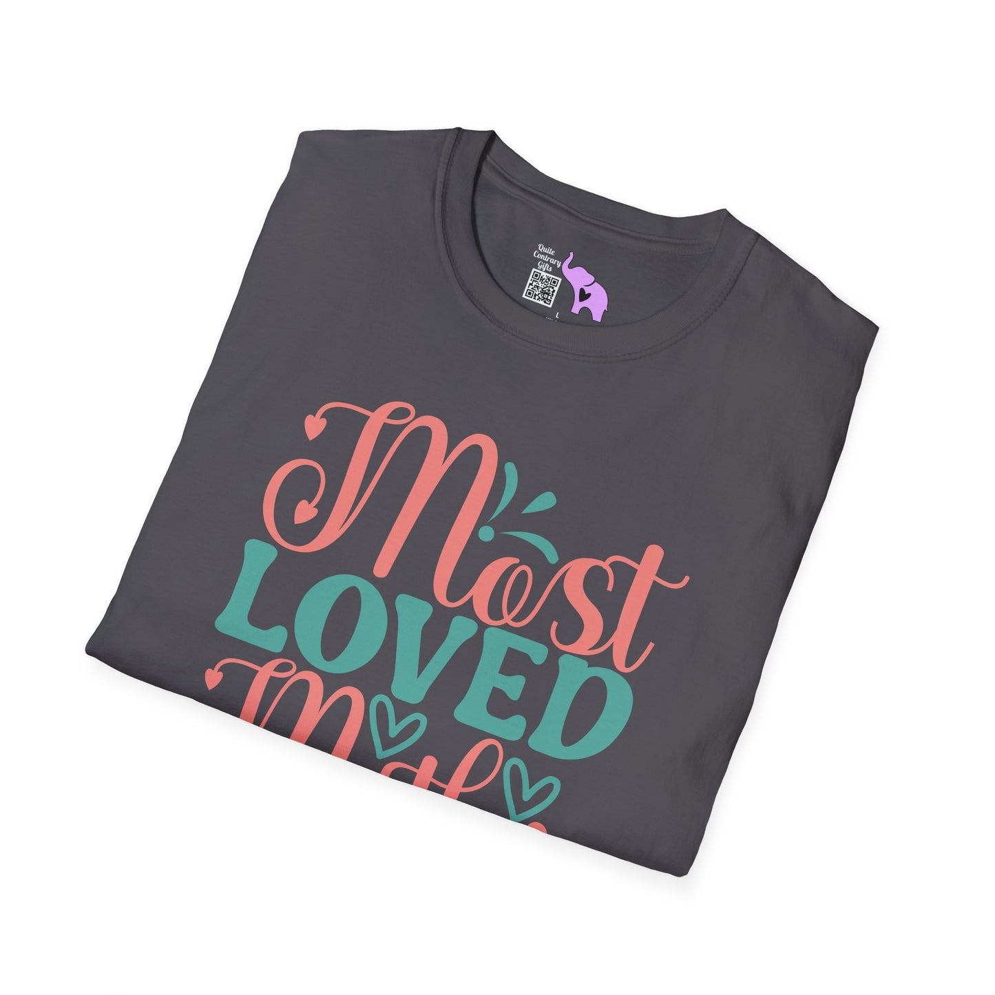Most Loved Mother Adult T-shirt