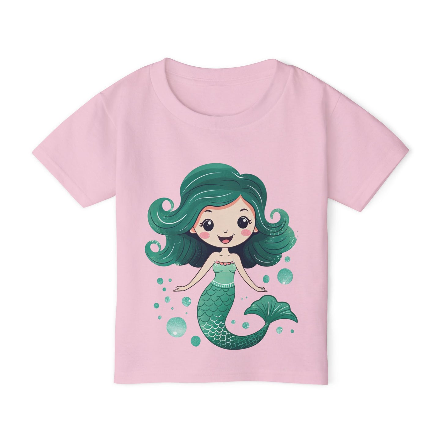 Teal Mermaid Heavy Cotton™ Toddler T-shirt